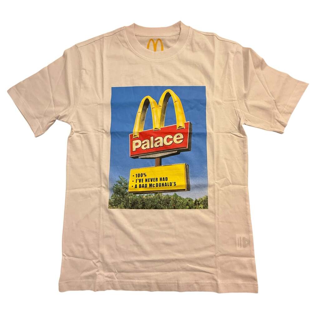 New Size Medium Palace x McDonald's Sign Graphic T-Shirt